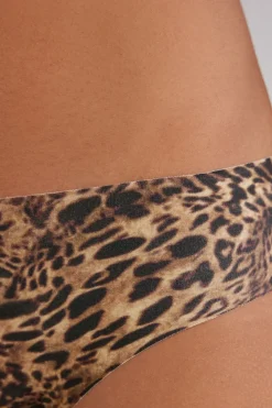 Always Glamorous Animal Print Seamless Cotton Knickers