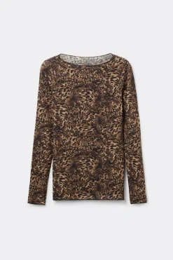 Always Glamorous Long-Sleeved Ultralight Modal Top with Cashmere