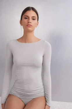 Boat Neck Modal Cashmere Ultralight Jumper