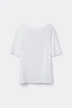 Boat-Neck Fresh Bamboo Top