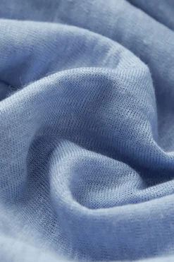 Boat-Neck Linen Top