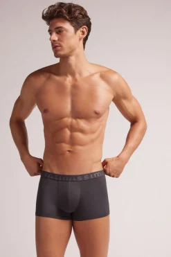Boxer Shorts in Microfibre with Logo