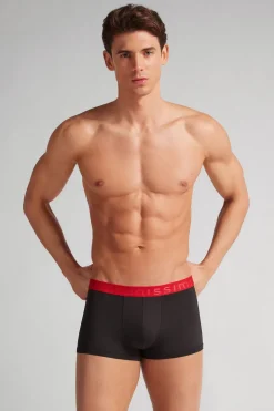 Boxer Shorts in Microfibre with Logo
