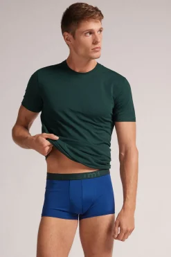 Boxer Shorts in Microfibre with Logo