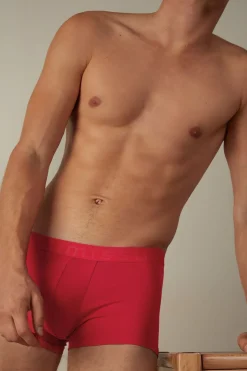 Boxer Shorts in Microfibre with Logo