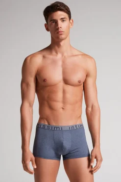 Boxer Shorts in Microfibre with Logo