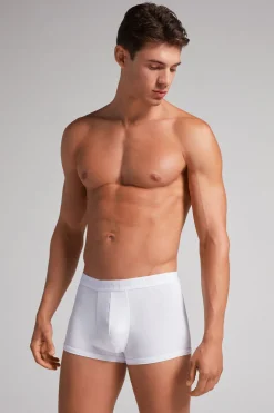 Boxer Shorts in Microfibre with Logo