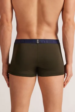 Boxer Shorts in Microfibre with Logo