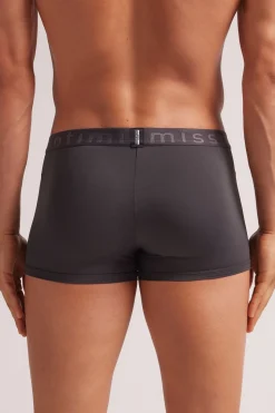 Boxer Shorts in Microfibre with Logo