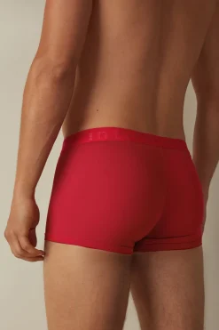 Boxer Shorts in Microfibre with Logo