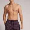 Check Plain-Weave Shorts