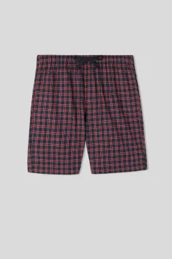 Check Plain-Weave Shorts