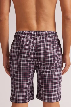 Checked Cloth Shorts