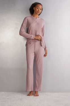 Chic Comfort Full-length Modal Palazzo Trousers