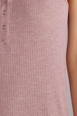 Chic Comfort Nightdress with Spaghetti Straps