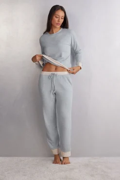 Cold Winter Night Modal with Wool Trousers