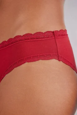 Cotton and Lace Briefs