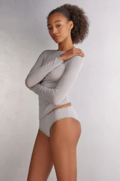 Cotton and Lace Knickers