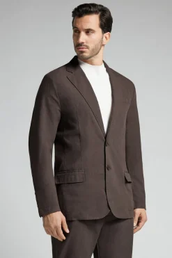 Cotton and Linen Canvas Jacket