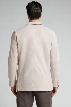Cotton and Linen Canvas Jacket