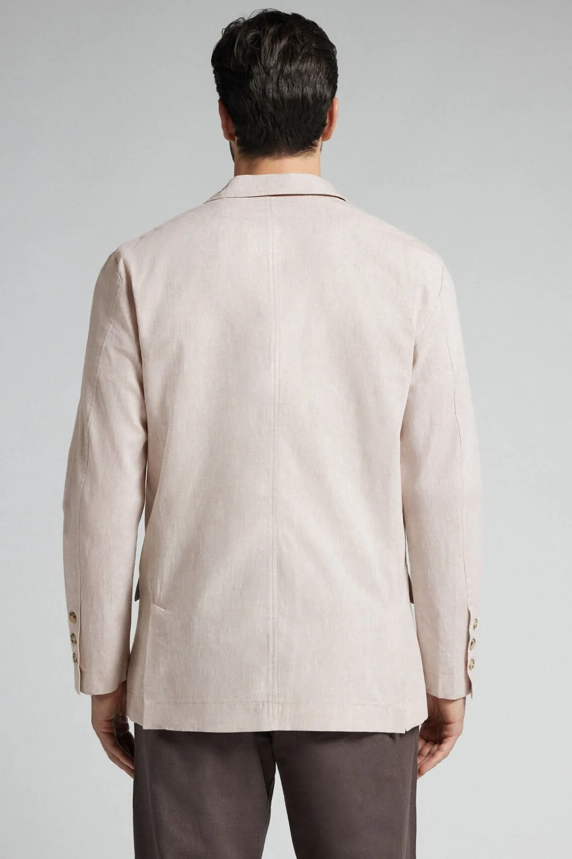 Cotton and Linen Canvas Jacket