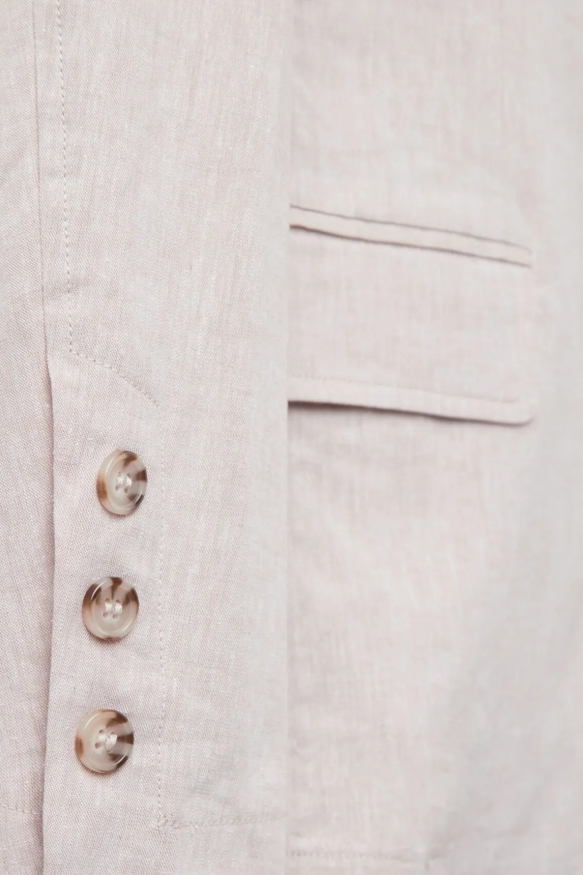 Cotton and Linen Canvas Jacket