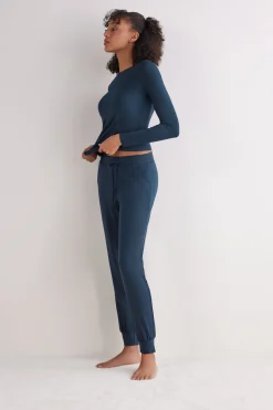 Cuffed Modal Trousers