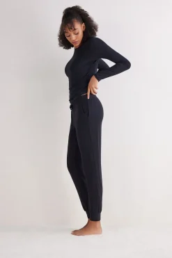 Cuffed Modal Trousers