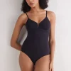 Fresh Bamboo Bodysuit with Slender Shoulder Strap