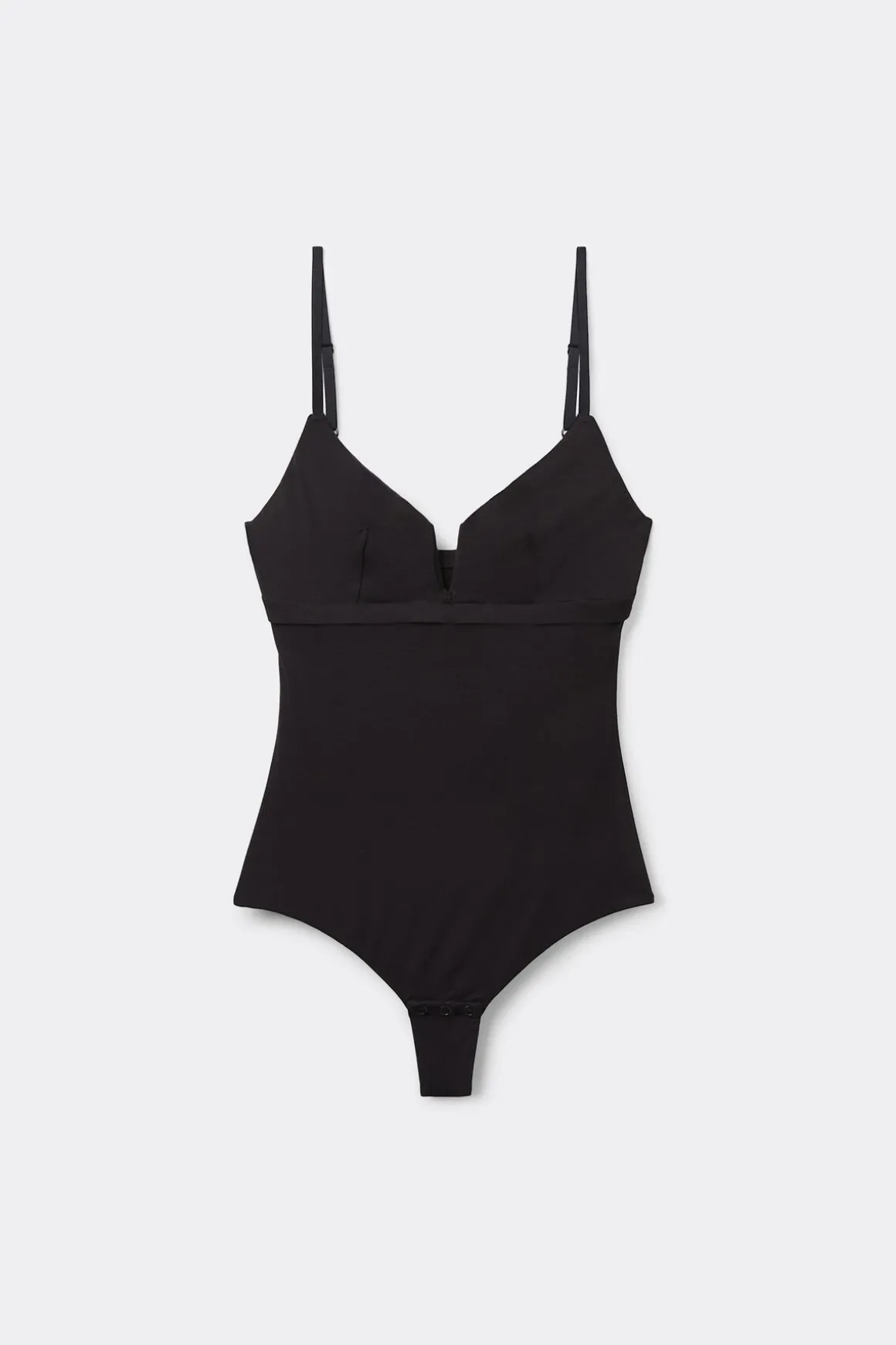 Fresh Bamboo Bodysuit with Slender Shoulder Strap