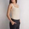 Fresh Bamboo Vest Top with Wide Straps