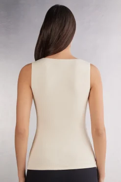 Fresh Bamboo Vest Top with Wide Straps