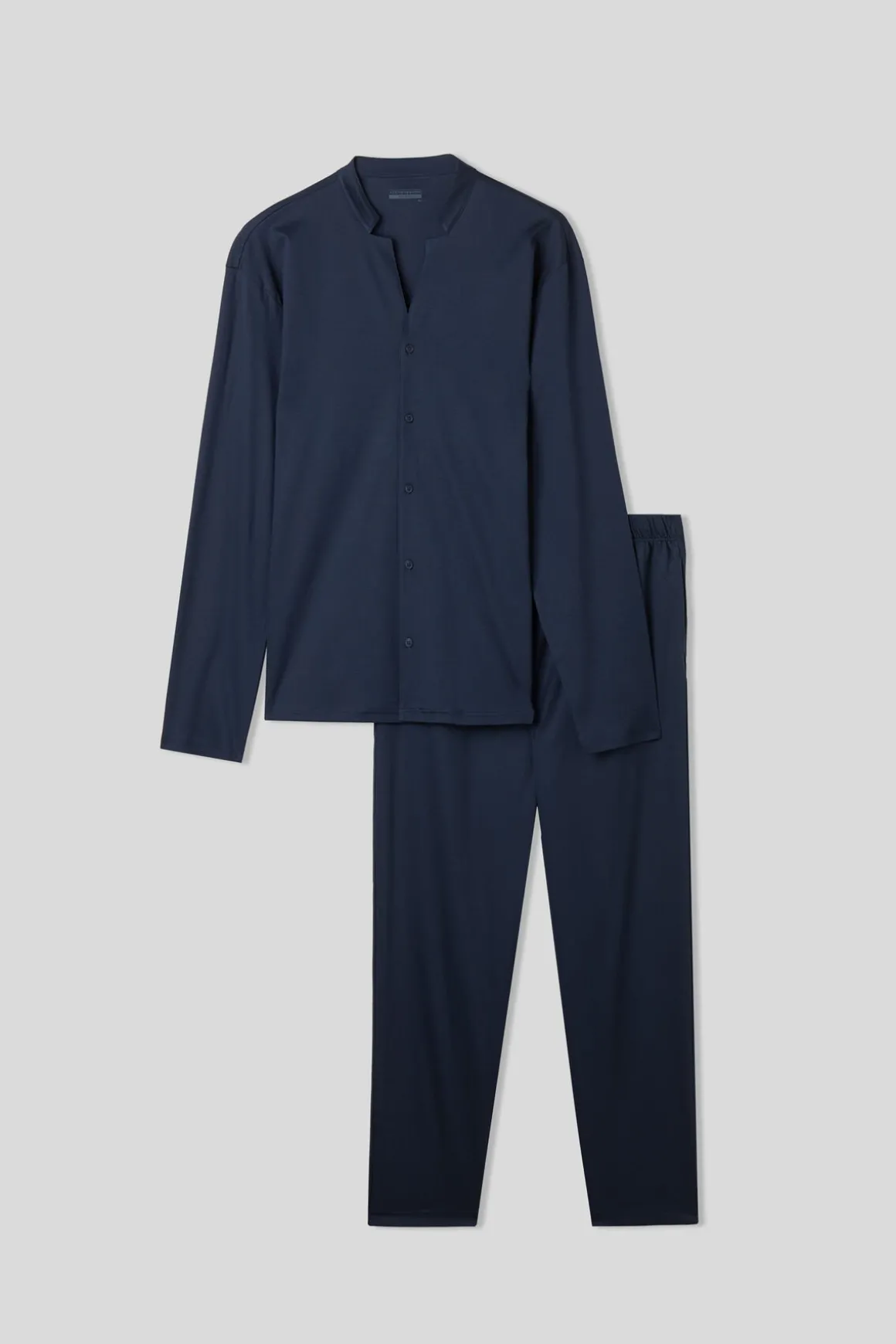 Full-Length Button-Up Cotton Pyjamas