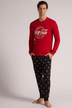 Full-Length Cotton Pyjamas with Coca-Cola&reg; Logo