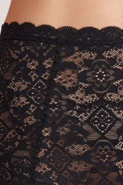 High-Rise Lace French Knickers