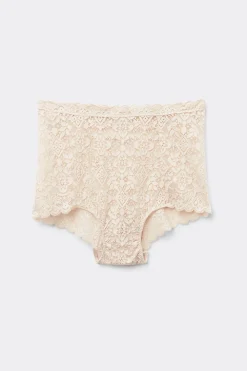 High-Rise Lace French Knickers