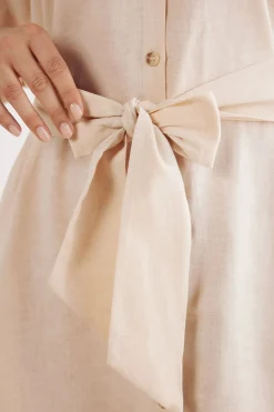 Italian Riviera Linen and Cotton Blouse