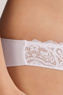 Lace and Microfibre Brazilian Briefs