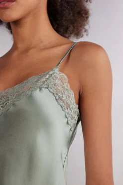 Lace and Silk Top