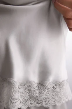 Lace and Silk Top