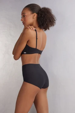 Light Shaping High-Waisted Cotton Briefs