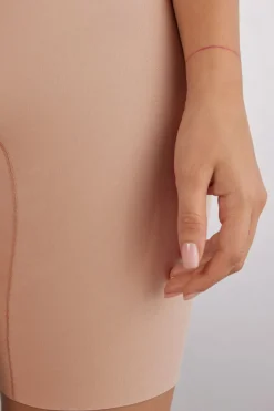 Light Shaping High-Waisted Cotton Shorts