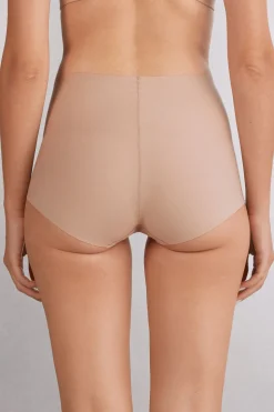 Light Shaping High-Waisted Cotton Briefs