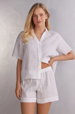 Linen Canvas Shorts