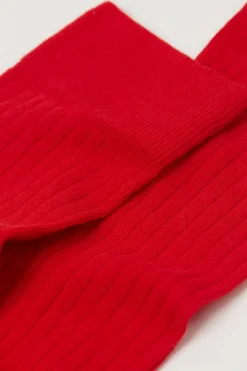 Long Ribbed Soft Cotton Socks