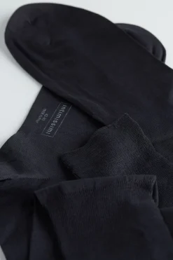 Long Sateen Cotton Lisle Socks