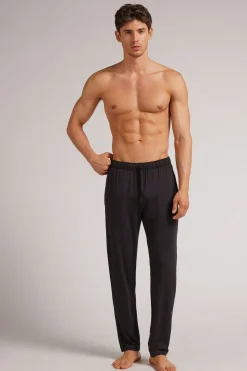 Long Silk and Modal Trousers