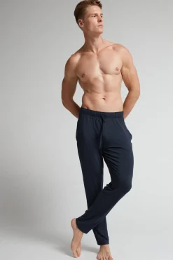 Long Silk and Modal Trousers