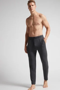Long Silk and Modal Trousers