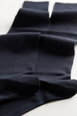 Long Socks in Cotton-Silk-Cashmere Blend
